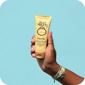 Sun Bum Original SPF 50 Crème solaire pour le visage, hydratant quotidien SPF avec vitamine E, végétalien et respectueux des 