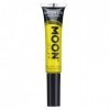 Moon Glow Mascara UV néon | Couleur néon vive, brille sous un éclairage UV | Maquillage néon, jaune foncé, 15 ml paquet de 1