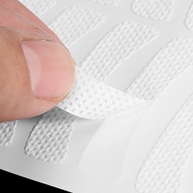 100pcs coussins dextension de cils, maquillage oeil autocollant doux non-tissé extension de cils ruban de teinture faux cils