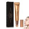 Baguette Beauté Contours - Surligneur Contours avec applicateur coussin,Bâton de contours liquides crémeux lisses, maquillage