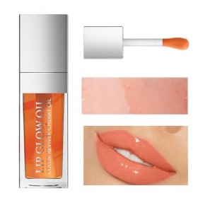 Brillant à lèvres clair - Huile de soin des lèvres Transparent hydratant brillant à lèvres,Brillant à lèvres transparent et c