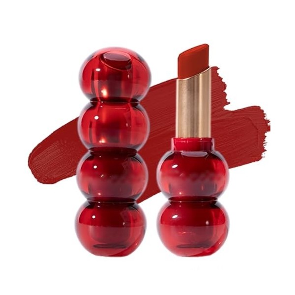 Rouge à lèvres longue durée | Rouge à lèvres antiadhésif en forme de gourde glacée,Rouge à lèvres, maquillage, ne se décolore