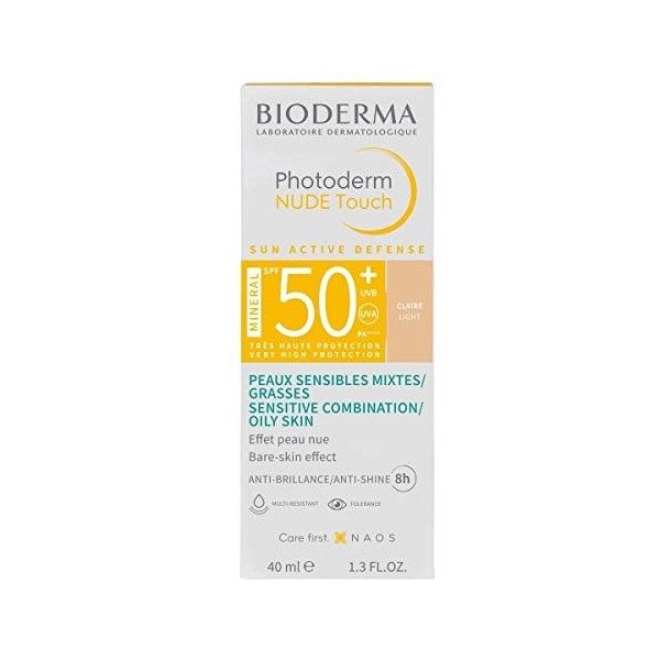 Bioderma Photoderm Nude Ip50+ Claro Crema 40Ml