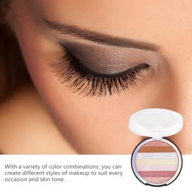 Teksome Palette de Maquillage à Paillettes Mates,Palette de Maquillage Mate pailletée - Fards à paupières de Maquillage 7 Cou