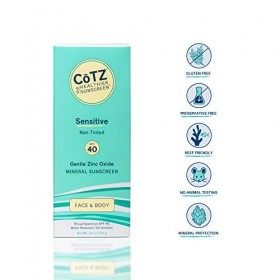 Cotz Spf 40 UVB/UVA Sunscreen for Sensitive Skin, 3.5 Ounce by CoTZ