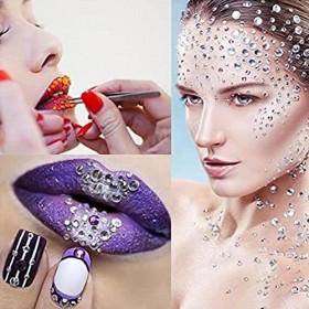 Autocollant à paillettes pour maquillage, eyeliner, fard à paupières, strass pour le visage, les yeux, les bijoux, le maquill