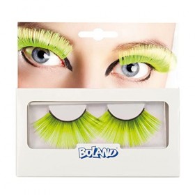 Boland BOL01616 Cils longs autocollants Jaune fluo