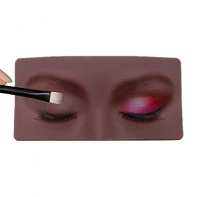 Zceplem 2022 Perfect Aid to Makeup Practice Face Board, Réaliste Bionic Silicone Skin Pad Perfect Aid, Make up Practice Model