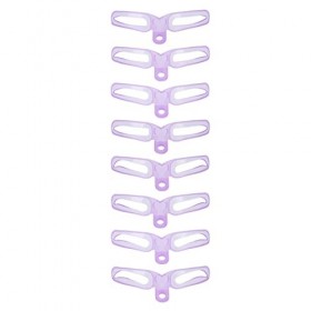 Pochoir à Sourcils en Forme de 8 Types de Sourcils, Outil Réutilisable de Conception Ergonomique pour un Maquillage des Sourc