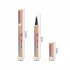 Eyeliner Waterproof,Eye-liner Anti-taches,Liquid Eyeliner,Crayon Micro Eyeliner Noir Imperméable de Précision,Crayon Liquide 