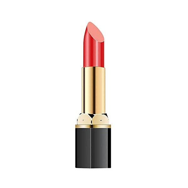 Rouge à lèvres imperméable Makeup Long Lasting Shimmer Lip Stick Shiny Lipstick Makeup Cosmetics Long Lasting Lip Balm Lip Gl