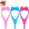 Ericetion 3 in 1 Eyelashes Tools Mascara Shield Applicator Guard Eyelash Guide for Makeup Clear Plastic Eyelash Card