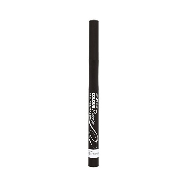 Rimmel - Eyeliner Colour Precise - Pointe feutre ultra précise - Longue Tenue, sans bavure - 001 Black - 1ml