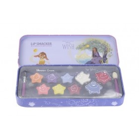 Lip Smacker Wish Lip & Face Tin, Ensemble de Maquillage Enfants Inspiré de Disney Wish avec Gloss à Lèvres et Crèmes dans Dif