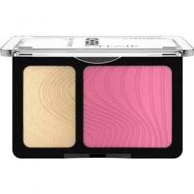 Catrice Cheek Affair Palette blush & surligneur n°010, rose, 2 tons de rose, résultat instantané, brillant, scintillant, végé