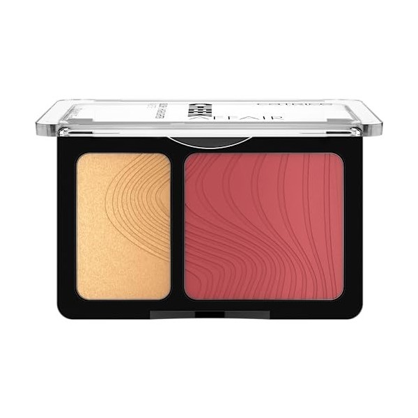 Catrice Cheek Affair Palette blush & surligneur n°010, rose, 2 tons de rose, résultat instantané, brillant, scintillant, végé