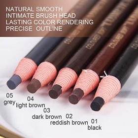 Crayons Iimperméables à leau,Peel-Off Crayon à sourcils Microblading,Crayon à Sourcils Professional,Crayon Effet Tatouage Ye