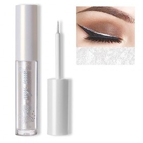 Erinde Eyeliner liquide à paillettes, fard à paupières métallique scintillant, autocollant coloré hautement pigmenté, impermé