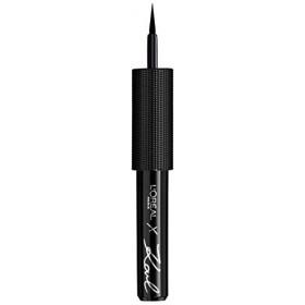 LOréal Paris Karl Lagerfeld Eyeliner N°11 Rock Blue Black Eyeliner liquide noir métallisé de la collection exclusive Karl La