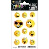 HERMA 15631 Stickers Tatouage Temporaire Enfant Happy Face 11 autocollants, film de transfert Autocollant lavable Motif Tat