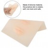 Lot de 3 feuilles de maquillage 3D en silicone pour pratiquer le tatouage des lèvres, maquillage permanent pour débutants