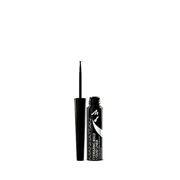 Manhattan Eyemazing Bold Liquid Liner Eyeliner liquide imperméable avec pointe en forme de balle pour une application particu