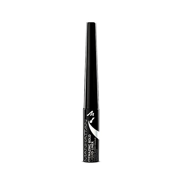 Manhattan Eyemazing Bold Liquid Liner Eyeliner liquide imperméable avec pointe en forme de balle pour une application particu