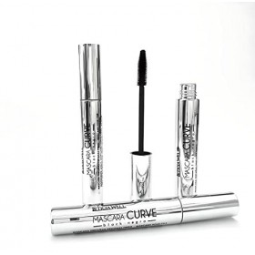 Mascara volume push up de luxe, mascara adapté aux extensions de cils car soluble dans leau, pour des cils noirs profonds dé