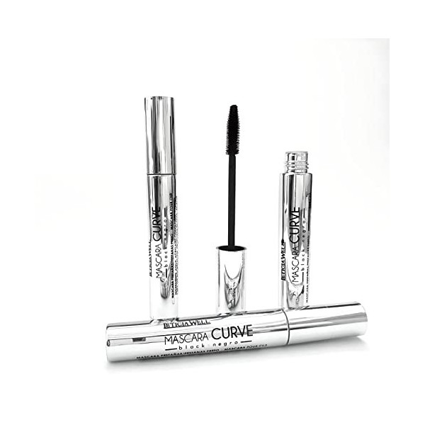 Mascara volume push up de luxe, mascara adapté aux extensions de cils car soluble dans leau, pour des cils noirs profonds dé