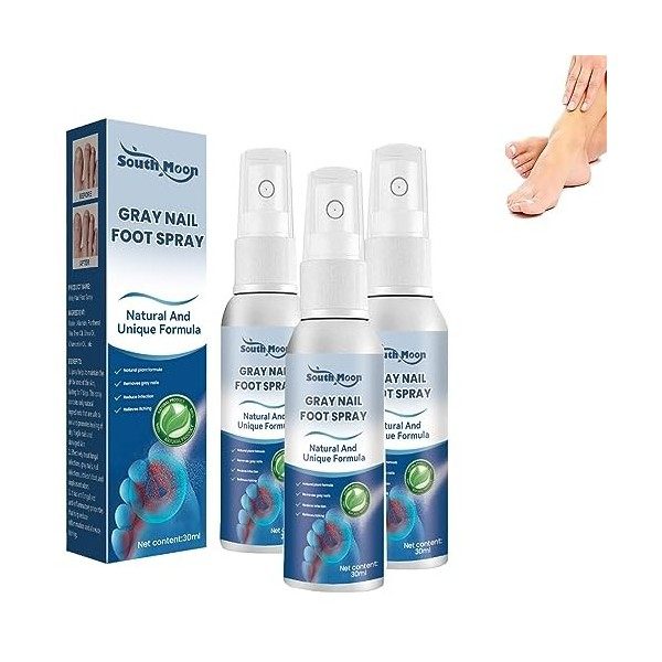 3 Pièces Furzero Spray pour Le Traitement des Pieds des Athlètes, Furzero Spray pour Les Ongles de Qualité Médicale, Spray po