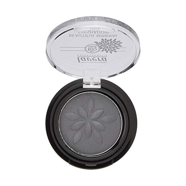 lavera Beautiful Mineral Eyeshadow -Mattn Grey 28- Finition soyeuse et brillance de couleur longue tenue ∙ Vegan Cosmétique 