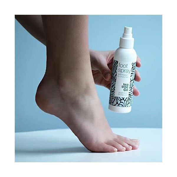 Spray Pour Pieds Australian Bodycare Foot Spray 150ml | Spray Naturel Pour Pieds et Chaussures Malodorantes | Pour Femme & 