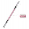 Xiaoyu stylo à microbilles pour stylo à maquillage permanent multifonctionnel Xiaoyu 3 en 1 à cristaux liquides - rose