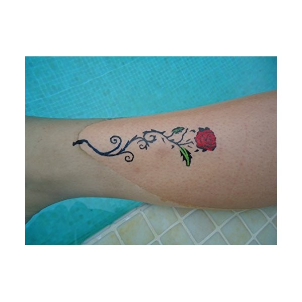 Pierre à Tatouage Temporaire Ephémère Magic Tattoo- Rose Géante Pierre seule sans lencreur et recharge 20 ml disponibles su