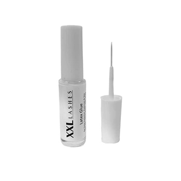 Colle cutanée au latex avec pinceau applicateur pour cils et sourcils artificiels