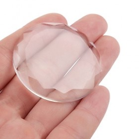 Faux cils Pierre Pad, support de colle pour cils en cristal rond Faux yeux séparateur de cils colle palette adhésives extensi