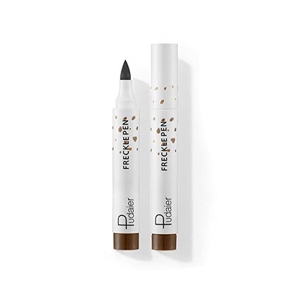 Natural Freckle Pen, Stylo de maquillage de tache de rousseur, Faux Freckle Pen Soft Brown Long Lasting Waterproof Dot Spot P