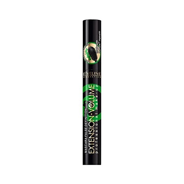 Eveline Cosmetics Extension Volume Mascara Mascara, Extension et boucles, 10 ml, noir