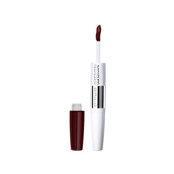 MAYBELLINE New York Superstay 24H Rouge à Lèvres Liquide Couleur Intense Longue Tenue 840 Merlot Muse 1 Unité 5 g Rose