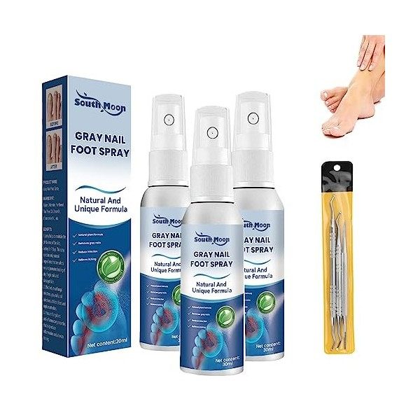 Furzero Spray pour Les Pieds des Champignons des Ongles De Qualité Médicale, Spray pour Les Pieds des Athlètes Furzero, Spray