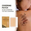 Povanjer 6pcs Tattoo Cover Up Sticker, Patch Ultra-Mince, Protection pour Tatouage, Ruban Respirant pour Tatouage et Imperfec