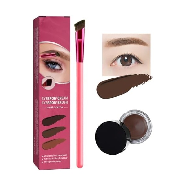 Kit de soins des sourcils à domicile laminé 4D, kit de démarrage pour sourcils laminés 4D, brosse à sourcils ultra fine, bros