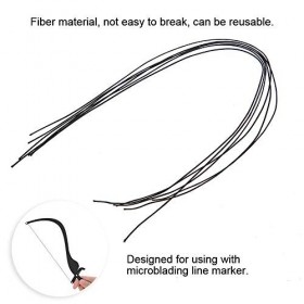 Accessoires de règle de sourcil de tatouage de microblading, règle de tatouage pour les sourcils, règle de microblading pour 