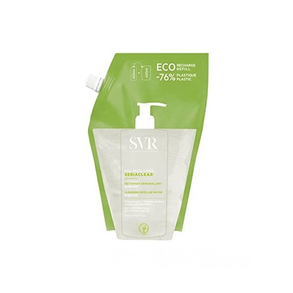 SVR Sebiaclear Eau Micellaire Éco-Recharge 400 ml