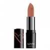 NYX Professional Makeup Rouge à Lèvres Shout Loud Satin, Couleur Ultra-Saturée, Teinte : Silk 03 