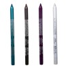 4pcs eyeliner crayon 4 couleurs épreuve deye-eye-liner pailleté durable 8,5 g de maquillage imperméable crayon à paupières e