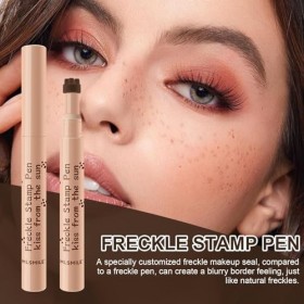 Stylo taches de rousseur liquide - Timbre de maquillage au crayon de taches de rousseur | Tampon de maquillage pour femmes, f