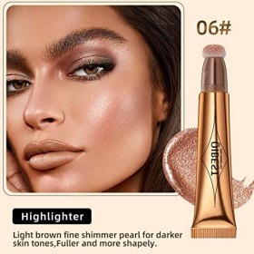 Contouring Stick Contouring Creme, Stick, Bâton Surl, Bâton Surligneur Liquid, Crème Pour Les Joues,Contouring Visage MaquFar