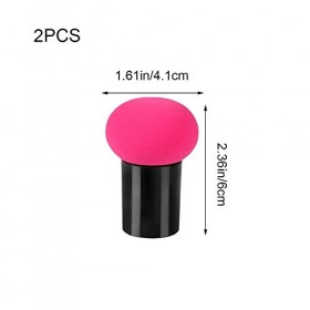 Lot de 2 éponges de maquillage humides et sèches à double usage - Pour fond de teint en poudre libre ou pressée