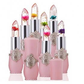 Beauté Brillant Cristal GeléE Rouge à LèVres Changement de TempéRature Couleur Baume pour les LèVres Maquillage